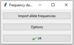 Figure 2: Database window.